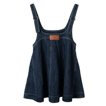 Damson Madder Womens Immy Mini Dress Dark Wash