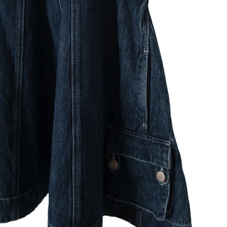 Damson Madder Womens Immy Mini Dress Dark Wash