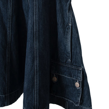 Damson Madder Womens Immy Mini Dress Dark Wash