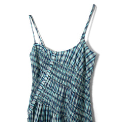 Damson Madder Womens Lyra Midi Dress Tomboy Check