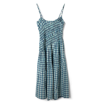 Damson Madder Womens Lyra Midi Dress Tomboy Check