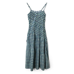 Damson Madder Womens Lyra Midi Dress Tomboy Check