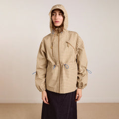 Damson Madder Womens Matilda Raincoat Gingham - Parasol Store