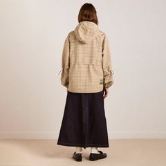 Damson Madder Womens Matilda Raincoat Gingham - Parasol Store