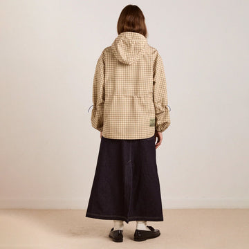 Damson Madder Womens Matilda Raincoat Gingham - Parasol Store