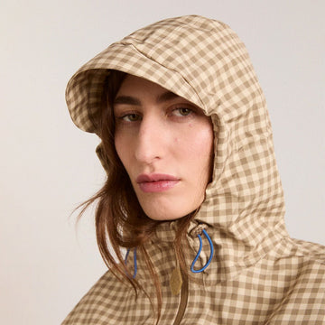 Damson Madder Womens Matilda Raincoat Gingham - Parasol Store