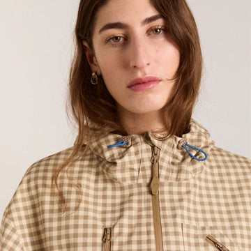 Damson Madder Womens Matilda Raincoat Gingham - Parasol Store