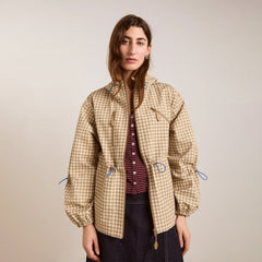 Damson Madder Womens Matilda Raincoat Gingham - Parasol Store