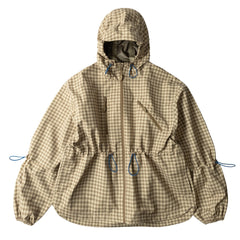 Damson Madder Womens Matilda Raincoat Gingham - Parasol Store