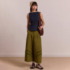 Damson Madder Womens Maxime Top Dark Indigo