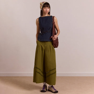 Damson Madder Womens Maxime Top Dark Indigo