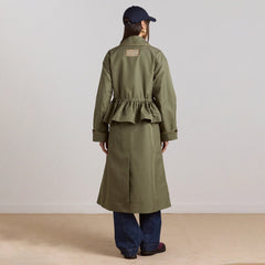 Damson Madder Womens Multi-Wear Myrtle Trench Khaki - Parasol Store