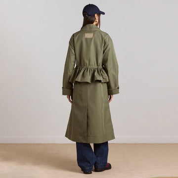 Damson Madder Womens Multi-Wear Myrtle Trench Khaki - Parasol Store