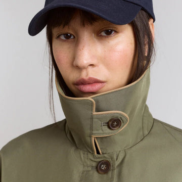 Damson Madder Womens Multi-Wear Myrtle Trench Khaki - Parasol Store