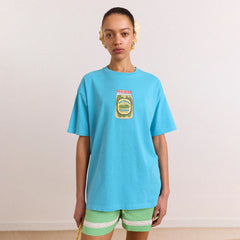 Damson Madder Womens Snack Plate Graphic Tee Blue