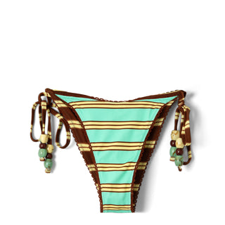 Damson Madder Womens Trudi Reversible Bikini Bottom Mix Stripe - Parasol Store