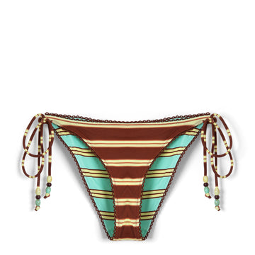 Damson Madder Womens Trudi Reversible Bikini Bottom Mix Stripe - Parasol Store