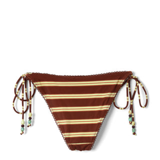 Damson Madder Womens Trudi Reversible Bikini Bottom Mix Stripe - Parasol Store