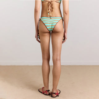 Damson Madder Womens Trudi Reversible Bikini Bottom Mix Stripe - Parasol Store