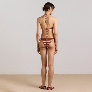 Damson Madder Womens Trudi Reversible Bikini Bottom Mix Stripe - Parasol Store