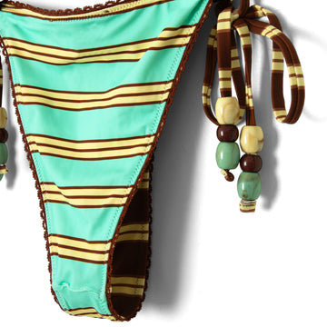 Damson Madder Womens Trudi Reversible Bikini Bottom Mix Stripe - Parasol Store