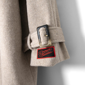 Damson Madder Jude Wool Coat Grey - Parasol Store