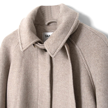 Damson Madder Jude Wool Coat Grey - Parasol Store