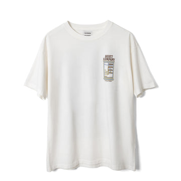 Damson Madder Quiet Company Tee Ecru