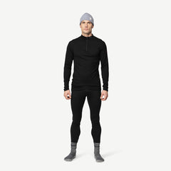 Devold Breeze Merino 150 Zip Neck Man Black