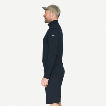 Devold Breeze Plus Merino 200 Zip Neck Man Ink