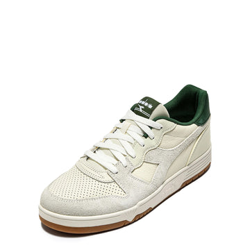 Diadora Deuce M2 Hairy Trainer White / Foliage Green - Parasol Store
