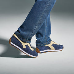 Diadora Equipe 75 Sw Trainer Blue Caspian Sea - Parasol Store