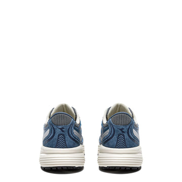 Diadora Mythos Star Pigskin Trainer Blue Dark Denim - Parasol Store