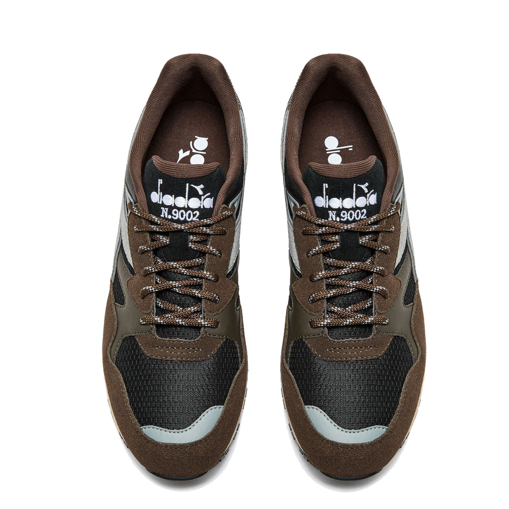 Diadora N9002 Polar Dark Brown Trainer Dark Brown - Parasol Store