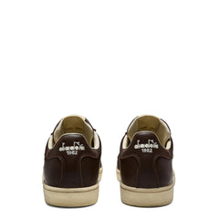 Diadora Prestige Brogue Italia Trainer Brown Rubber