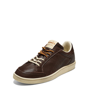 Diadora Prestige Brogue Italia Trainer Brown Rubber