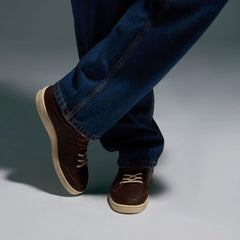 Diadora Prestige Brogue Italia Trainer Brown Rubber