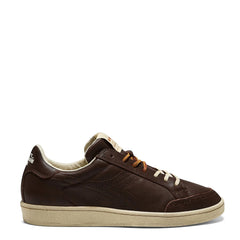 Diadora Prestige Brogue Italia Trainer Brown Rubber