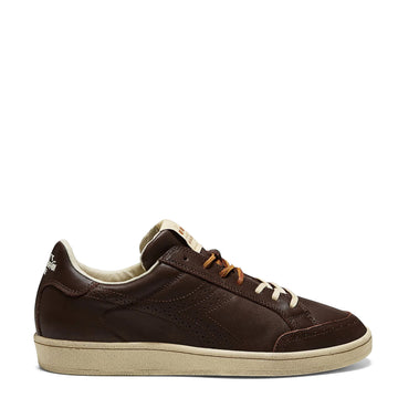 Diadora Prestige Brogue Italia Trainer Brown Rubber