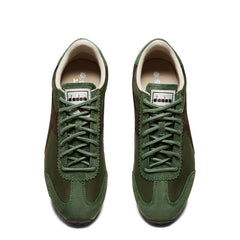 Diadora Rally Waxed Trainer Green Chive