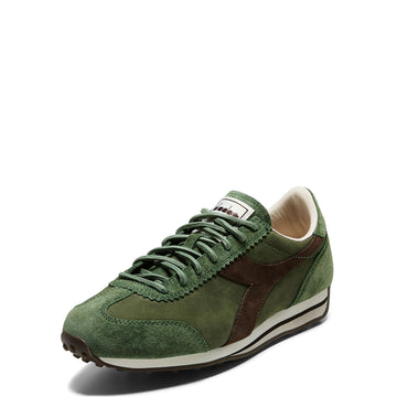 Diadora Rally Waxed Trainer Green Chive