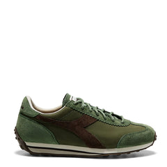 Diadora Rally Waxed Trainer Green Chive