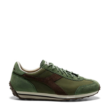 Diadora Rally Waxed Trainer Green Chive