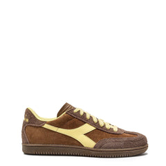 Diadora Womens Hairy Trainer Brown Gianduia - Parasol Store