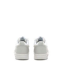 Diadora Womens Magic Basket Low Leather Trainer Dawn Blue / White Diadora