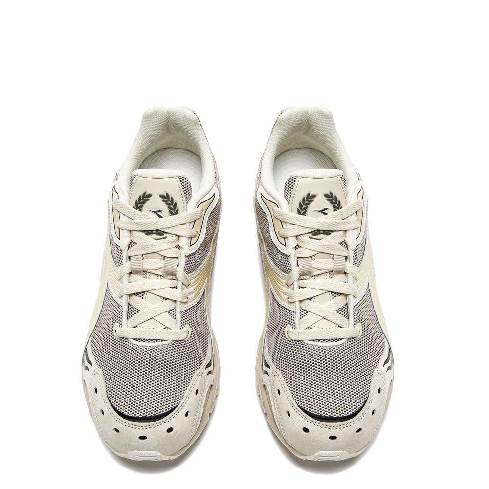 Diadora Womens Mythos Propulsion 280 M2 Suede Trainer Fog / Silver Gray Diadora