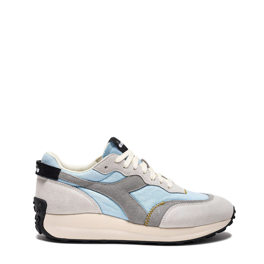 Diadora Womens Race Suede SW Trainer Dream Blue / Moon Gray - Parasol Store