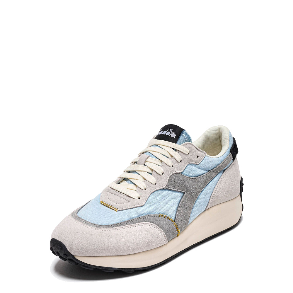 Diadora Womens Race Suede SW Trainer Dream Blue / Moon Gray - Parasol Store