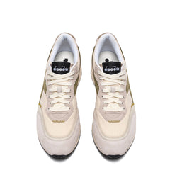 Diadora Womens Race Suede SW Trainer Pristine / Whitecap Gray - Parasol Store