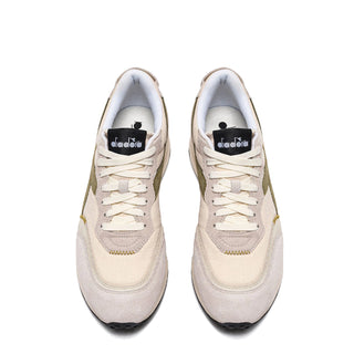 Diadora Womens Race Suede SW Trainer Pristine / Whitecap Gray - Parasol Store
